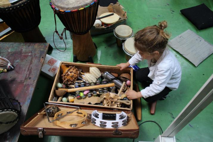 Jam Session musikalische Erziehung Musik Workshop für Kinder und Eltern Berlin Mitte