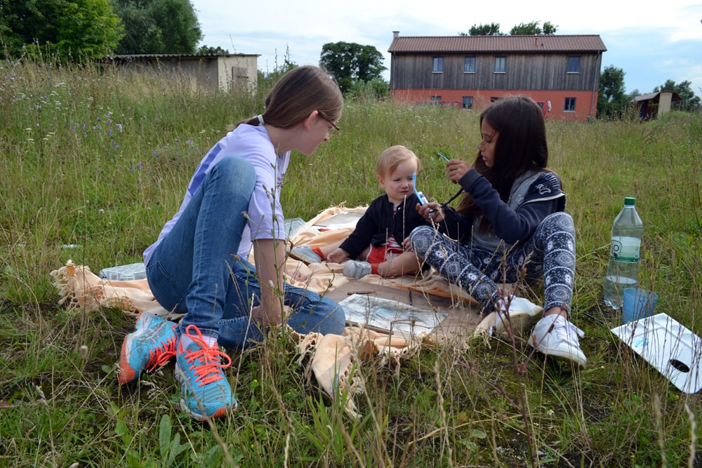 Sommerakademie 2017 in Neudorf (Uckermark): Zeichnen und Malen in der Natur