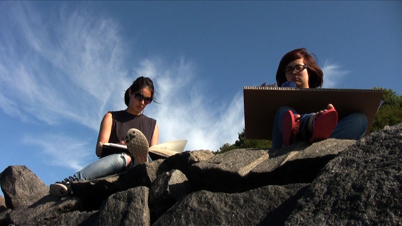 Sommerakademie Hiddensee 2014: Zeichnen und Malen in der Natur