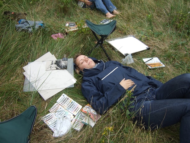 Sommerakademie Hiddensee 2008: Zeichnen und Malen in der Natur