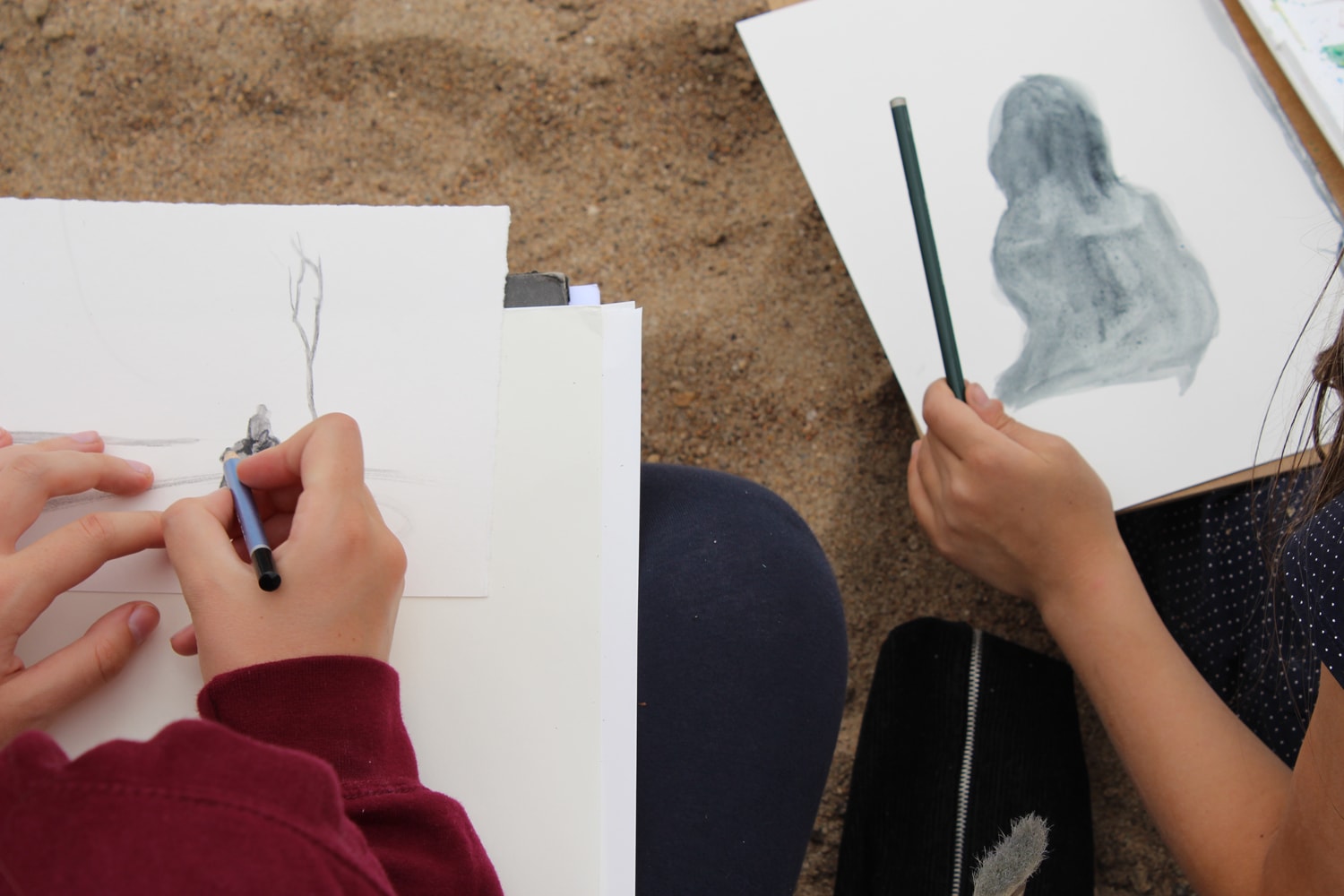 Sommerakademie an der Elbe 2019: Zeichnen und Malen in der Natur