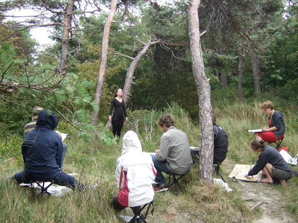 Sommerakademie Hiddensee 2008: Zeichnen und Malen in der Natur
