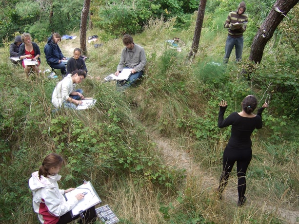 Sommerakademie Hiddensee 2008: Zeichnen und Malen in der Natur
