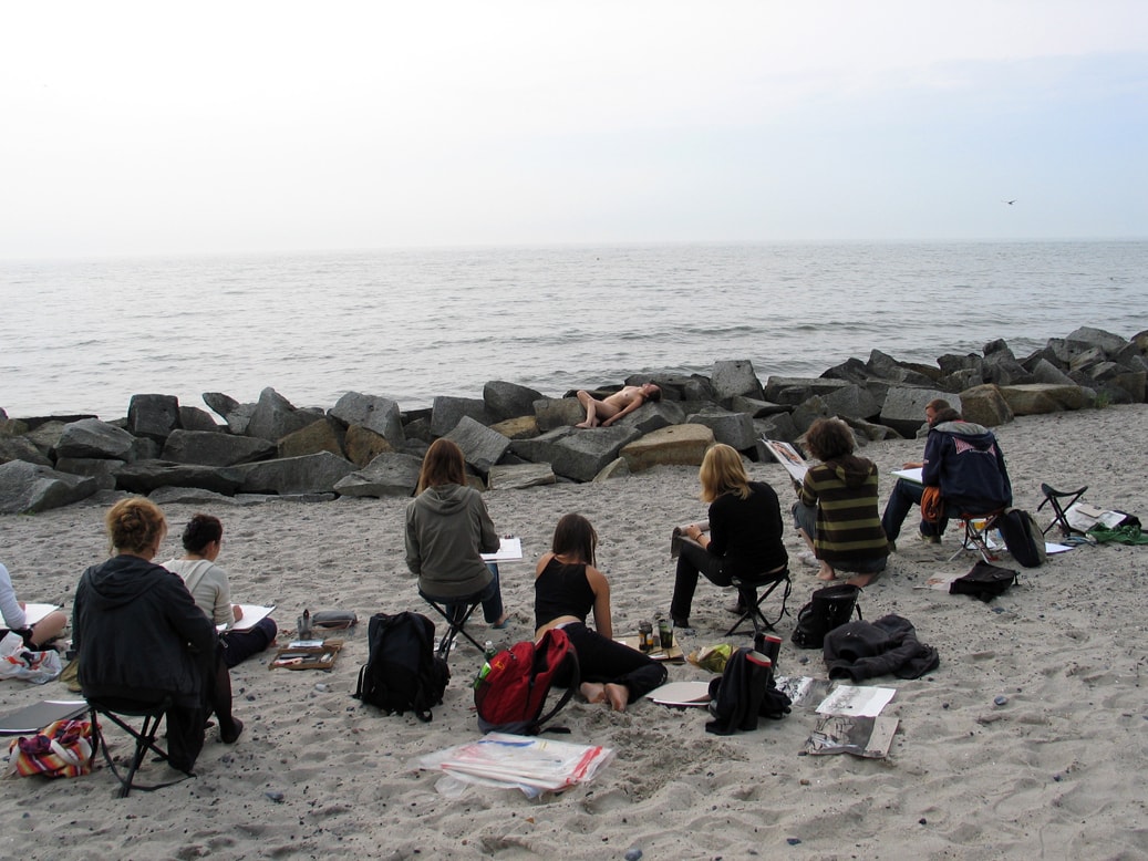 Sommerakademie Hiddensee 2008: Zeichnen und Malen in der Natur