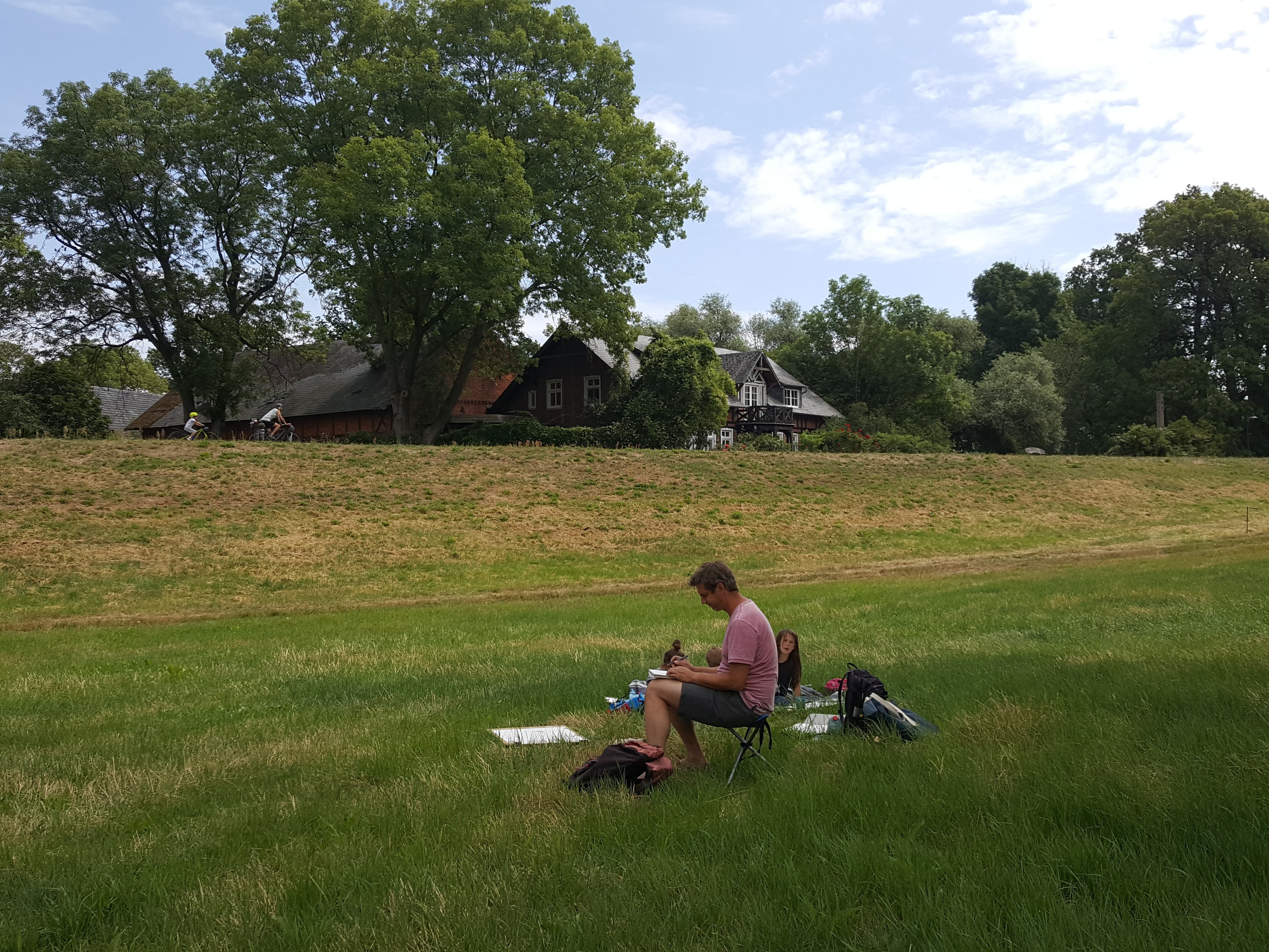 Sommerakademie an der Elbe 2019: Zeichnen und Malen in der Natur
