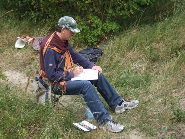 Sommerakademie Hiddensee 2008: Zeichnen und Malen in der Natur