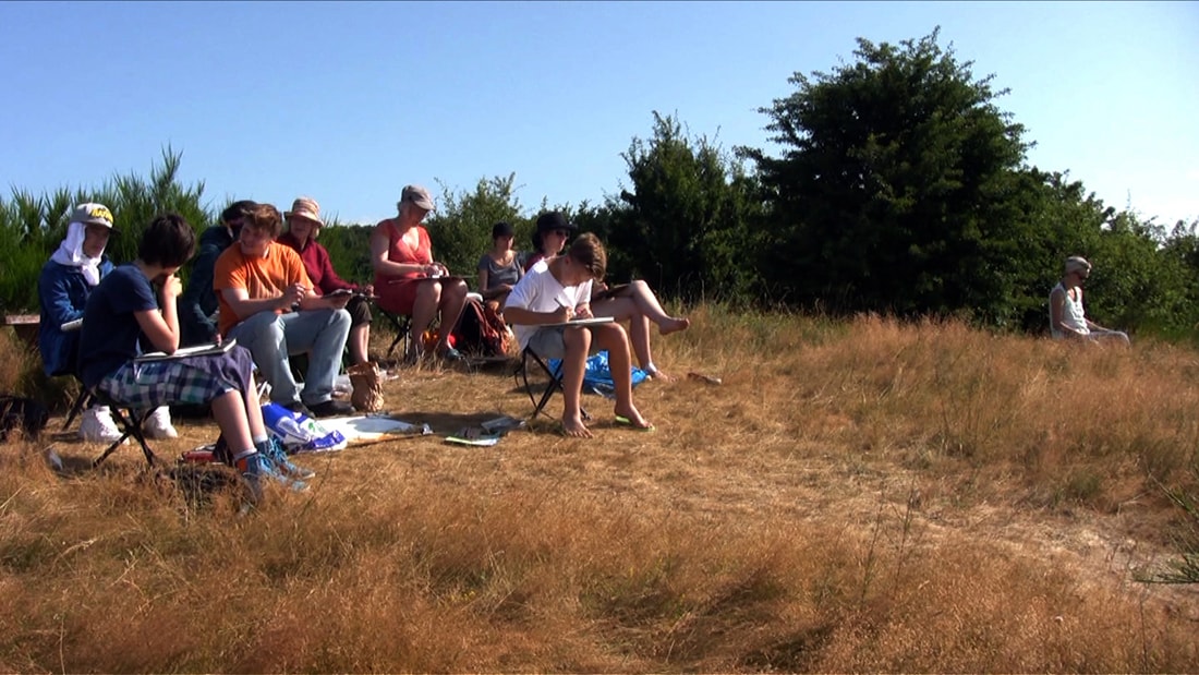Sommerakademie Hiddensee 2013: Zeichnen und Malen in der Natur