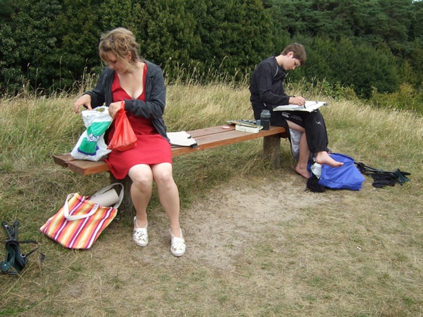 Sommerakademie Hiddensee 2008: Zeichnen und Malen in der Natur