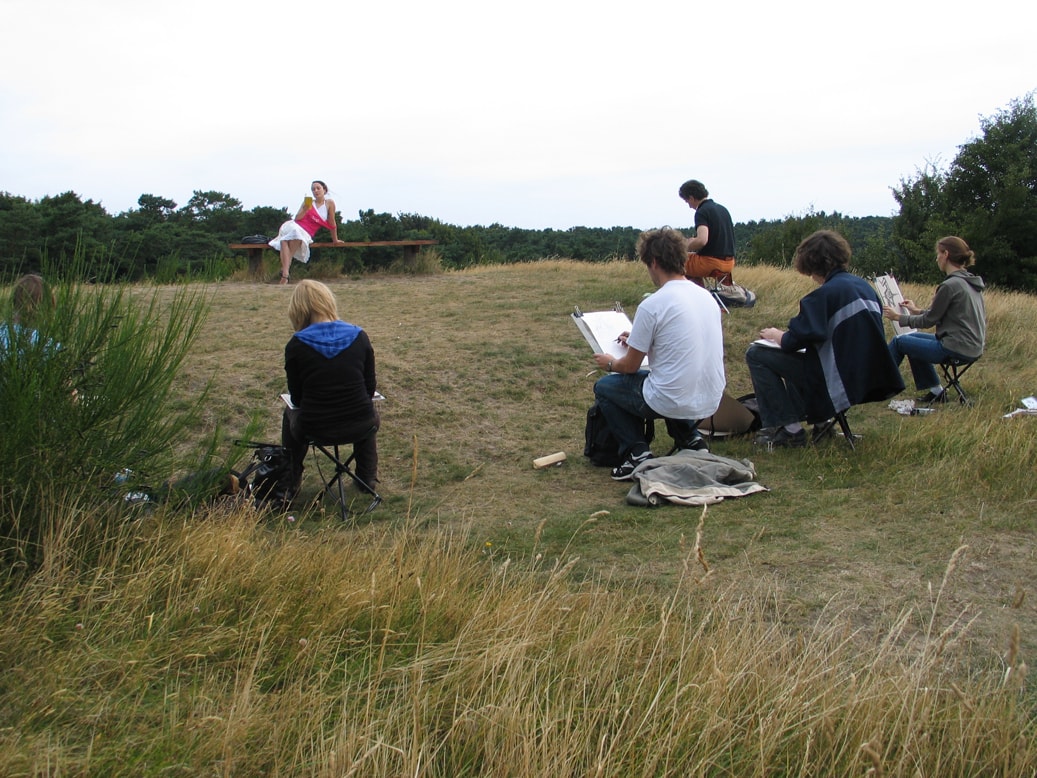 Sommerakademie Hiddensee 2008: Zeichnen und Malen in der Natur